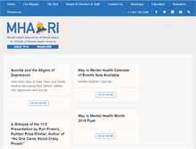 Tablet Screenshot of mhari.org